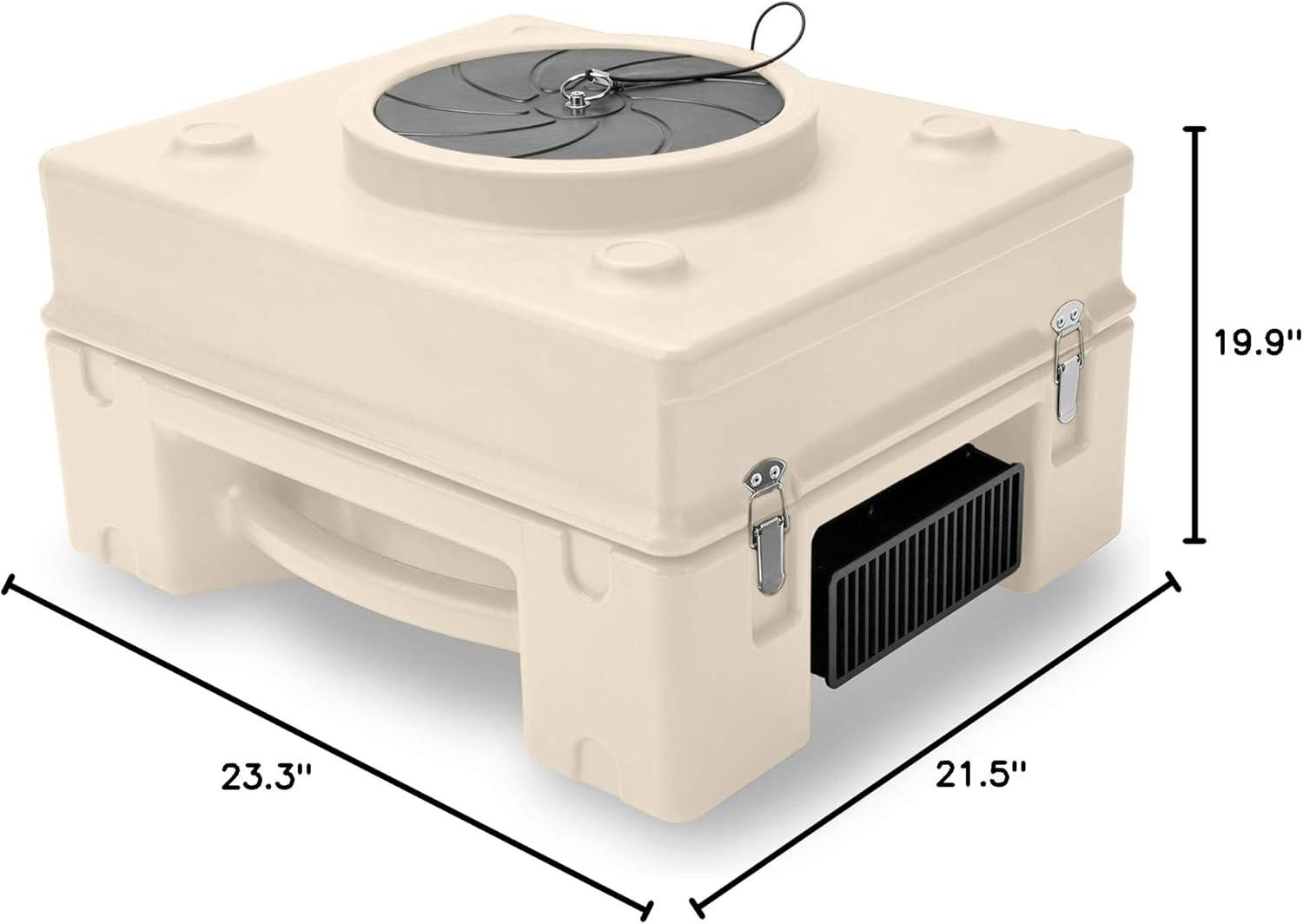 image:imageBAir AP450 Max Professional Grade Air Purifier Scrubber for Household Use 450 CADR Water Damage Equipment Eggshell White