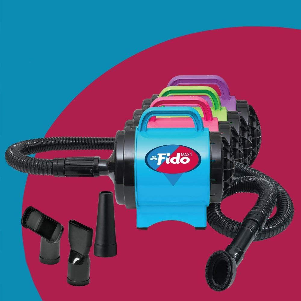 image:imageBAir BAFM1GN Fido Max 1 Dog Hair Dryer Premier Grooming Collection Lime Green PackHot Pink