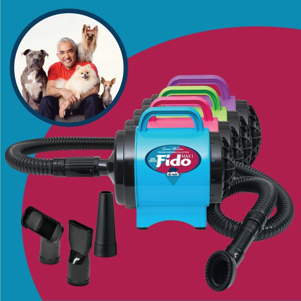 image:imageBAir BAFM1GN Fido Max 1 Dog Hair Dryer Premier Grooming Collection Lime Green PackTurquoise