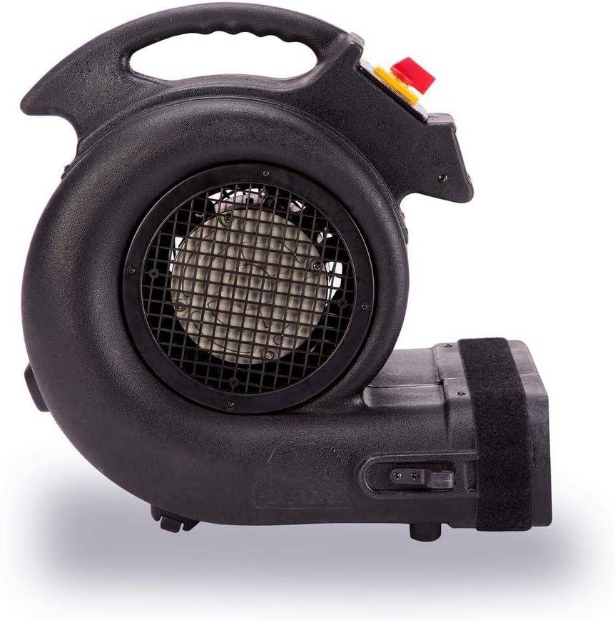 image:imageBAir Grizzly Gp1 1 HP 3550 CFM Air Grizzly Mover Carpet Dryer Floor Fan for Water Damage Restoration Equipment amp Pet Cage Dryer BlackBlack
