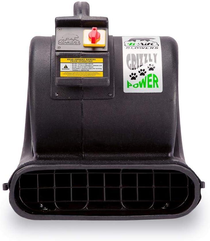 image:imageBAir Grizzly Gp1 1 HP 3550 CFM Air Grizzly Mover Carpet Dryer Floor Fan for Water Damage Restoration Equipment amp Pet Cage Dryer BlackBlack