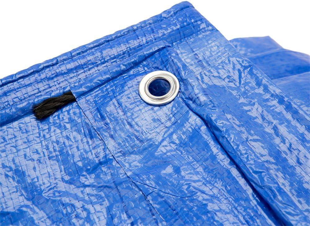 image:imageGrizzly Tarps by BAir 20 x 30 Large MultiPurpose Waterproof Heavy Duty Poly Tarp with Grommets Every 36 8x8 Weave 5 Mil Thick for Home Boats Cars Camping Protective Cover Blue9X12