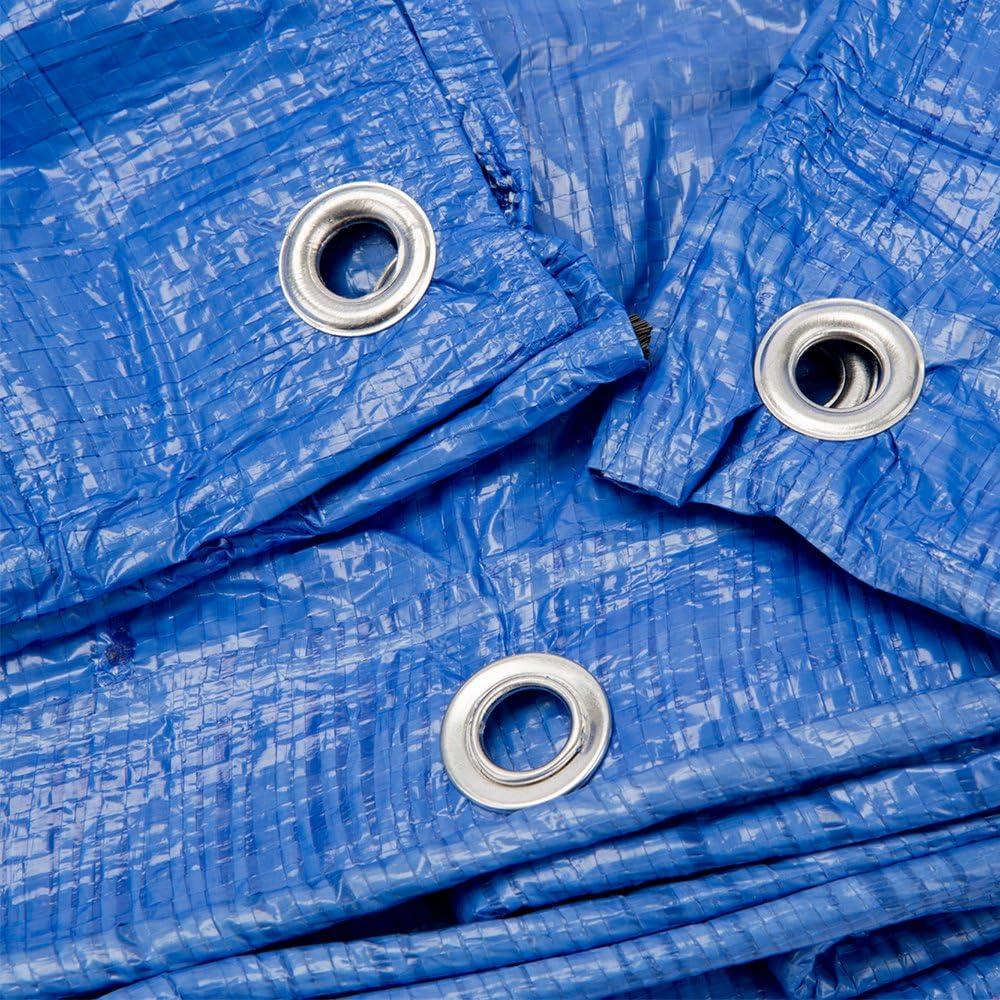 image:imageGrizzly Tarps by BAir 6 x 8 Large MultiPurpose Waterproof Heavy Duty Poly Tarp with Grommets Every 36 8x8 Weave 5 Mil Thick for Home Boats Cars Camping Protective Cover Pack of 6 Blue8 ft x 10 ft