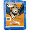 image:imageGrizzly Tarps by BAir 20 x 30 Large MultiPurpose Waterproof Heavy Duty Poly Tarp with Grommets Every 36 8x8 Weave 5 Mil Thick for Home Boats Cars Camping Protective Cover Blue15X15