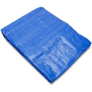 Grizzly Tarps by B-Air 20′ x 30′ Large Multi-Purpose Waterproof Heavy Duty Poly Tarp with Grommets Every 36″, 8×8 Weave, 5 Mil Thick, for Home, Boats, Cars, Camping, Protective Cover, Blue(8X10)