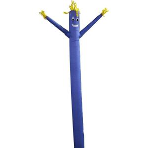 Skyerz Wacky Waving Inflatable Tube Man. Arm Flailing Advertising Sky Air Puppet – 20 Feet, Blue (Blower Not Included)